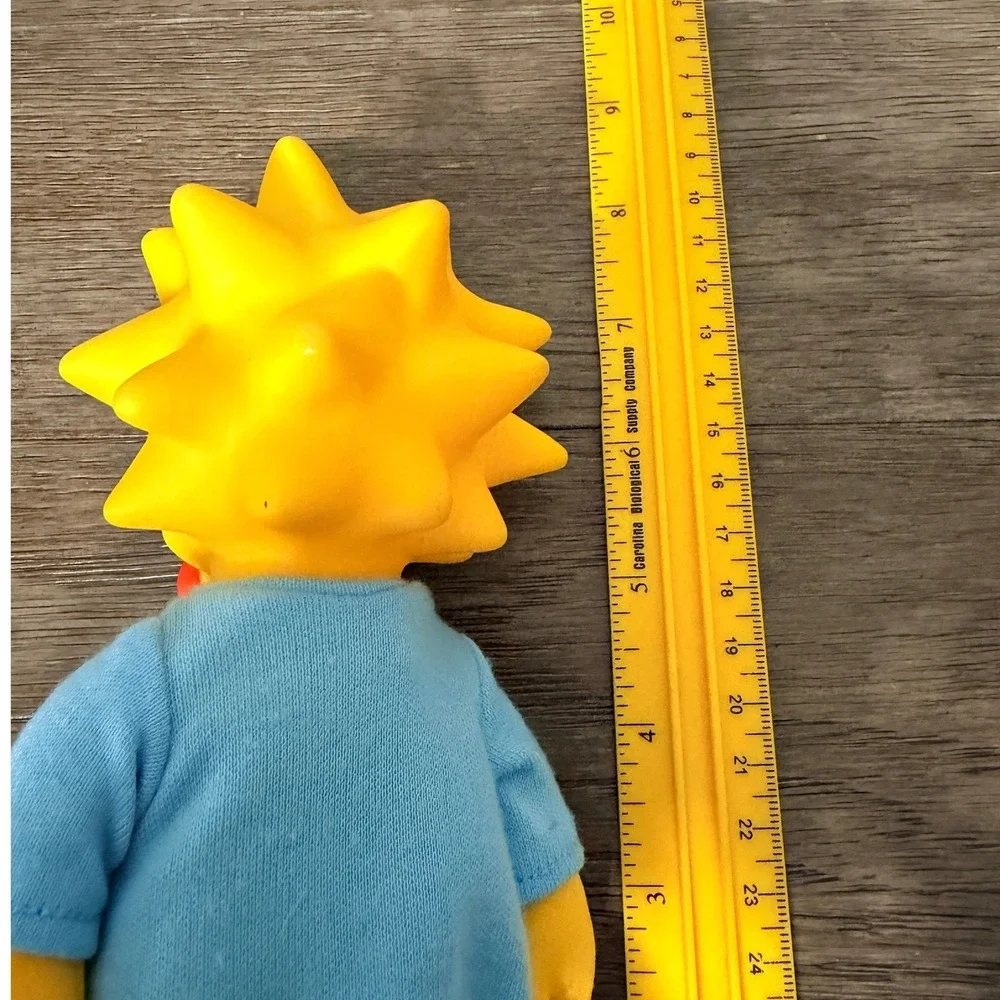 Vintage 1990 Maggie Simpson Plush Doll Vinyl Head‎ 9.5 inch Matt Groening Fox TV